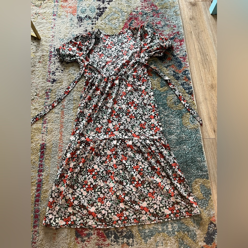 h+m Divided Size Small Multi-color Floral Womens Dress